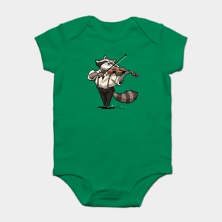 Raccoon Rhapsody Baby Bodysuit
